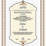 Nikkah Certificate Frame 3