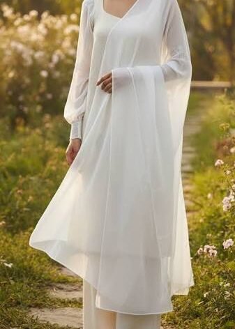 Plain Chiffon Dupatta