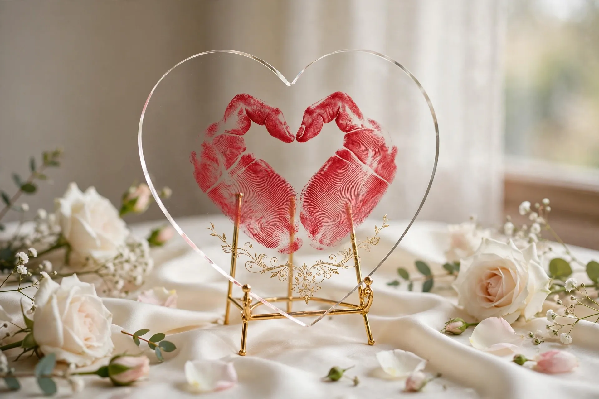 Best nikkah thumb board guide 2026 – heart-shaped thumbprint keepsake board with names