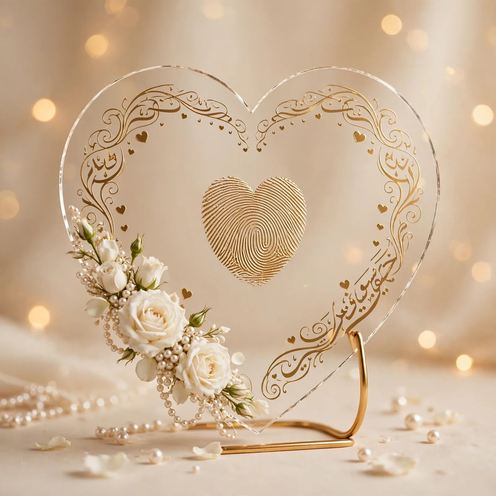 Nikkah thumb board in Pakistan – personalized wedding thumb board